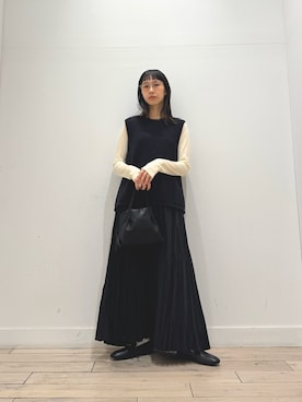 「かぐれ（カグレ）のアイテム」を使った、くどうさん（レディース・157cm）の冬コーディネート