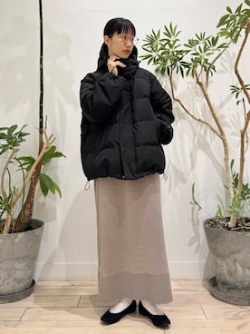 「FORK&SPOON」｜「アイテム（バレエシューズ）」を使った、くどうさん（レディース・157cm）の秋コーディネート