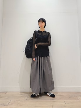 「EKAL（エカル）のアイテム」を使った、くどうさん（レディース・157cm）の春コーディネート