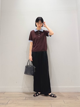 「URBAN RESEARCH Sonny Label（アーバンリサーチサニーレーベル）のアイテム（トップス）」を使った、くどうさん（レディース・157cm）の春コーディネート