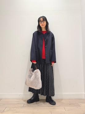 「アイテム（その他アウター）」を使った、くどうさん（レディース・157cm・30代）の秋コーディネート