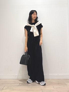「アイテム（カーディガン/ボレロ）」を使った、くどうさん（レディース・157cm・30代）の夏コーディネート