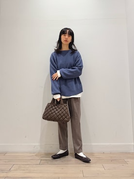 「アイテム（ハンドバッグ）」を使った、くどうさん（レディース・157cm・30代）の秋コーディネート