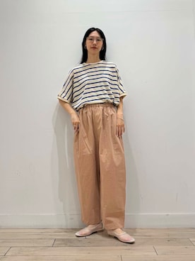 「doors」｜「アイテム（バレエシューズ）」を使った、くどうさん（レディース・157cm）の夏コーディネート