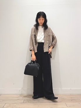 「アイテム（シューズ）」を使った、くどうさん（レディース・157cm・30代）の秋コーディネート