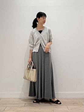 「スウェットスカート」｜くどうさん（レディース・157cm）の夏コーディネート