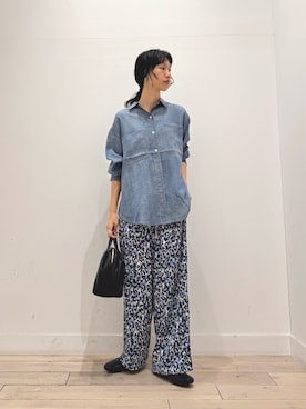 「アイテム（ボストンバッグ）」を使った、くどうさん（レディース・157cm・30代）の夏コーディネート