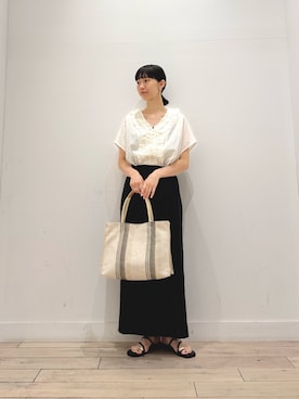 「URBAN RESEARCH Sonny Label（アーバンリサーチサニーレーベル）のアイテム」を使った、くどうさん（レディース・157cm）の夏コーディネート