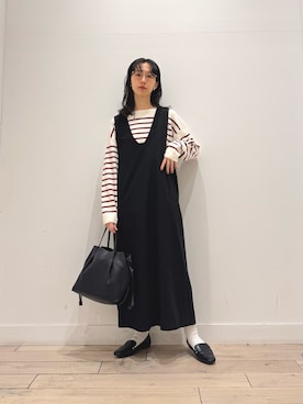 「アイテム（ワンピース/ドレス）」を使った、くどうさん（レディース・157cm・30代）の秋コーディネート