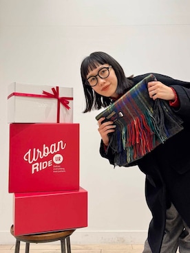 「doors」｜「アイテム（ノーカラーコート）」を使った、くどうさん（レディース・157cm）の冬コーディネート