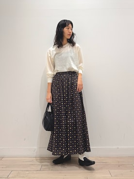 「アイテム（スカート）」を使った、くどうさん（レディース・157cm・30代）の夏コーディネート