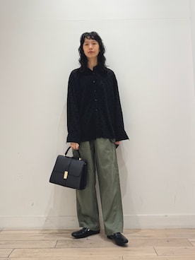 「RODE SKO（ロデスコ）のアイテム」を使った、くどうさん（レディース・157cm）の秋コーディネート