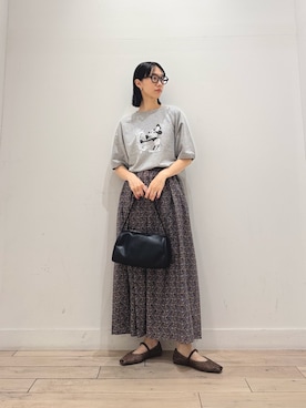 「RODE SKO（ロデスコ）のアイテム」を使った、くどうさん（レディース・157cm）の夏コーディネート