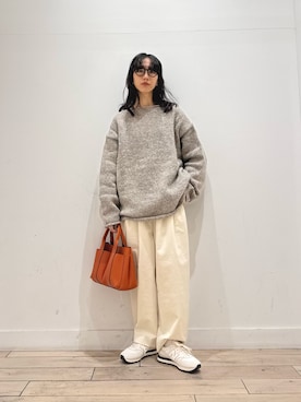 「アイテム（ニット/セーター）」を使った、くどうさん（レディース・157cm・30代）の秋コーディネート