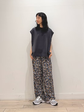 「アイテム（ベスト）」を使った、くどうさん（レディース・157cm・30代）の夏コーディネート