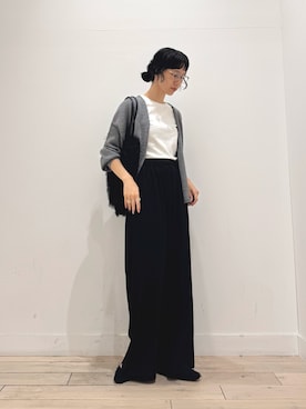 「アイテム（カーディガン/ボレロ）」を使った、くどうさん（レディース・157cm・30代）の夏コーディネート