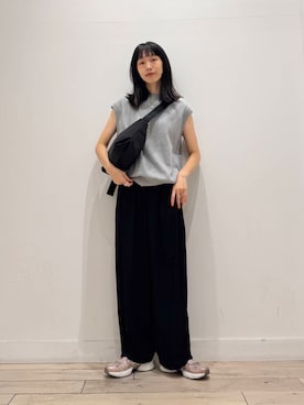 「アイテム（バングル/リストバンド）」を使った、くどうさん（レディース・157cm）の夏コーディネート