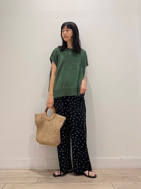 「ペーパーバッグ」｜くどうさん（レディース・157cm）の夏コーディネート