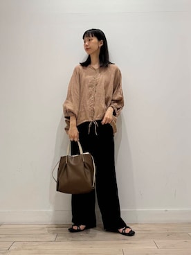 「SMELLY（スメリー）のアイテム（アクセサリー）」を使った、くどうさん（レディース・157cm）の夏コーディネート