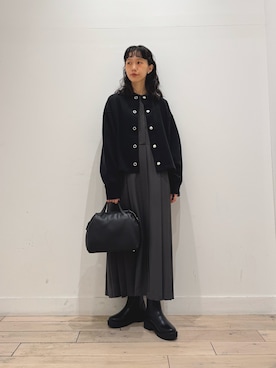 「URBAN RESEARCH DOORS（アーバンリサーチドアーズ）のトラックソールブーツ（ブーツ）」を使った、くどうさん（レディース・157cm）の秋コーディネート