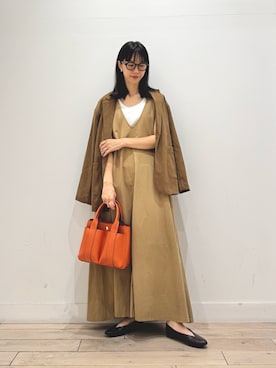 「アイテム（テーラードジャケット）」を使った、くどうさん（レディース・157cm）の夏コーディネート