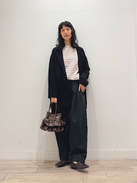 くどうさん（骨格ナチュラル・レディース・157cm・30代）の秋コーディネート