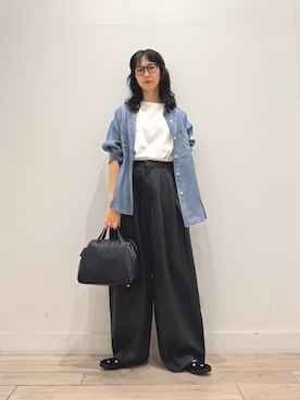 「アイテム（パンツ）」を使った、くどうさん（レディース・157cm・30代）の夏コーディネート