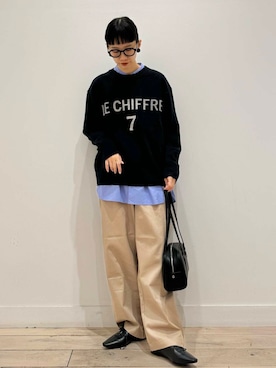 「FORK&SPOON」｜「アイテム（その他シューズ）」を使った、くどうさん（レディース・157cm）の秋コーディネート