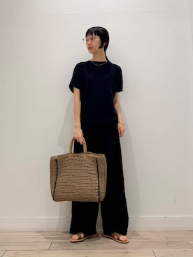 「ペーパーバッグ」｜くどうさん（レディース・157cm）の夏コーディネート