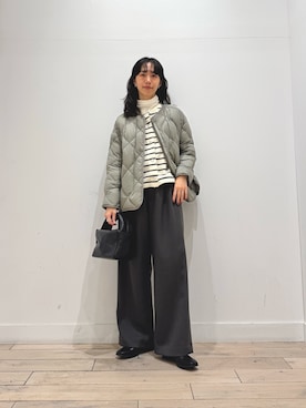 「アイテム（ハンドバッグ）」を使った、くどうさん（レディース・157cm・30代）の秋コーディネート