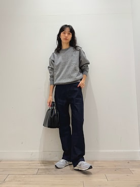 「アイテム（スウェット）」を使った、くどうさん（レディース・157cm・30代）の秋コーディネート