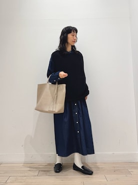 「アイテム（ワンピース/ドレス）」を使った、くどうさん（レディース・157cm・30代）の秋コーディネート