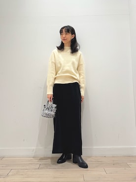 「アイテム（ブーツ）」を使った、くどうさん（レディース・157cm・30代）の秋コーディネート