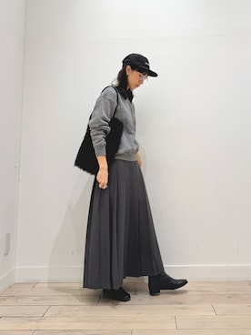 「アイテム（スウェット）」を使った、くどうさん（レディース・157cm・30代）の秋コーディネート