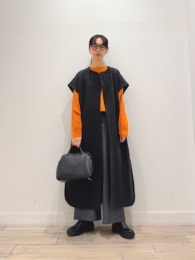 「アイテム（ワンピース/ドレス）」を使った、くどうさん（レディース・157cm・30代）の秋コーディネート