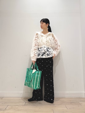 「アイテム（パーカー）」を使った、くどうさん（レディース・157cm・30代）の春コーディネート