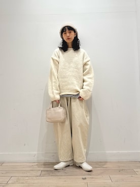 「アイテム（帽子）」を使った、くどうさん（レディース・157cm・30代）の秋コーディネート