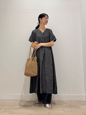「ペーパーバッグ」｜くどうさん（レディース・157cm）の夏コーディネート
