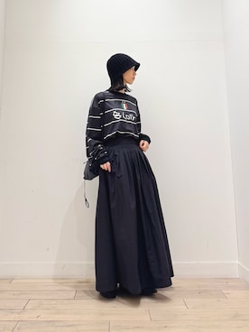 「EKAL（エカル）のアイテム」を使った、くどうさん（レディース・157cm）の秋コーディネート