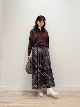 「アイテム（ハンドバッグ）」を使った、くどうさん（レディース・157cm・30代）の秋コーディネート