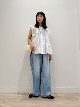 「アイテム（その他シューズ）」を使った、くどうさん（レディース・157cm）の夏コーディネート