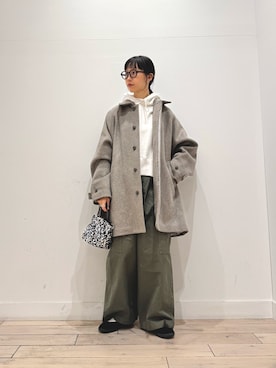 「アイテム（パーカー）」を使った、くどうさん（レディース・157cm・30代）の秋コーディネート