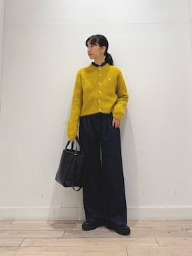 「アイテム（カーディガン/ボレロ）」を使った、くどうさん（レディース・157cm・30代）の秋コーディネート