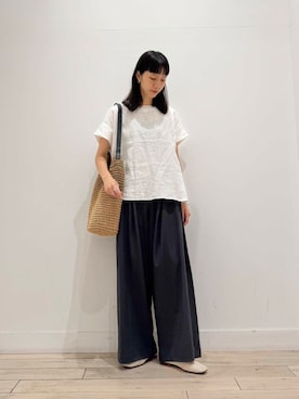 「SMELLY（スメリー）のアイテム（アクセサリー）」を使った、くどうさん（レディース・157cm）の夏コーディネート