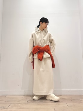 くどうさん（骨格ナチュラル・レディース・157cm）の冬コーディネート