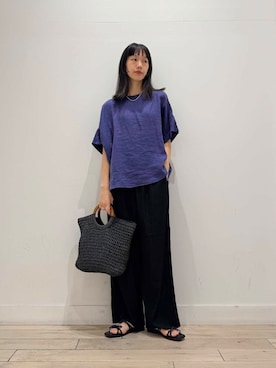 「ペーパーバッグ」｜くどうさん（レディース・157cm）の夏コーディネート