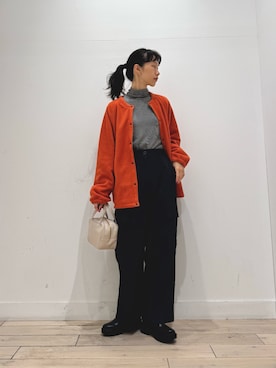 「URBAN RESEARCH DOORS（アーバンリサーチドアーズ）のトラックソールブーツ（ブーツ）」を使った、くどうさん（レディース・157cm）の秋コーディネート
