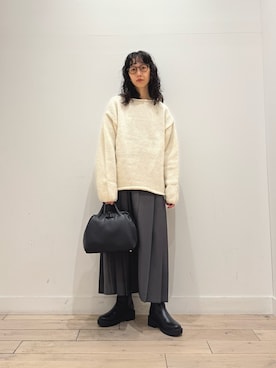 「アイテム（ワンピース/ドレス）」を使った、くどうさん（レディース・157cm・30代）の秋コーディネート