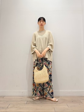 「かぐれ（カグレ）のアイテム」を使った、くどうさん（レディース・157cm）の夏コーディネート