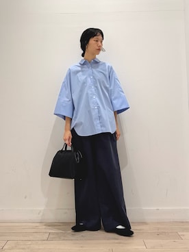 「アイテム（ボストンバッグ）」を使った、くどうさん（レディース・157cm・30代）の夏コーディネート